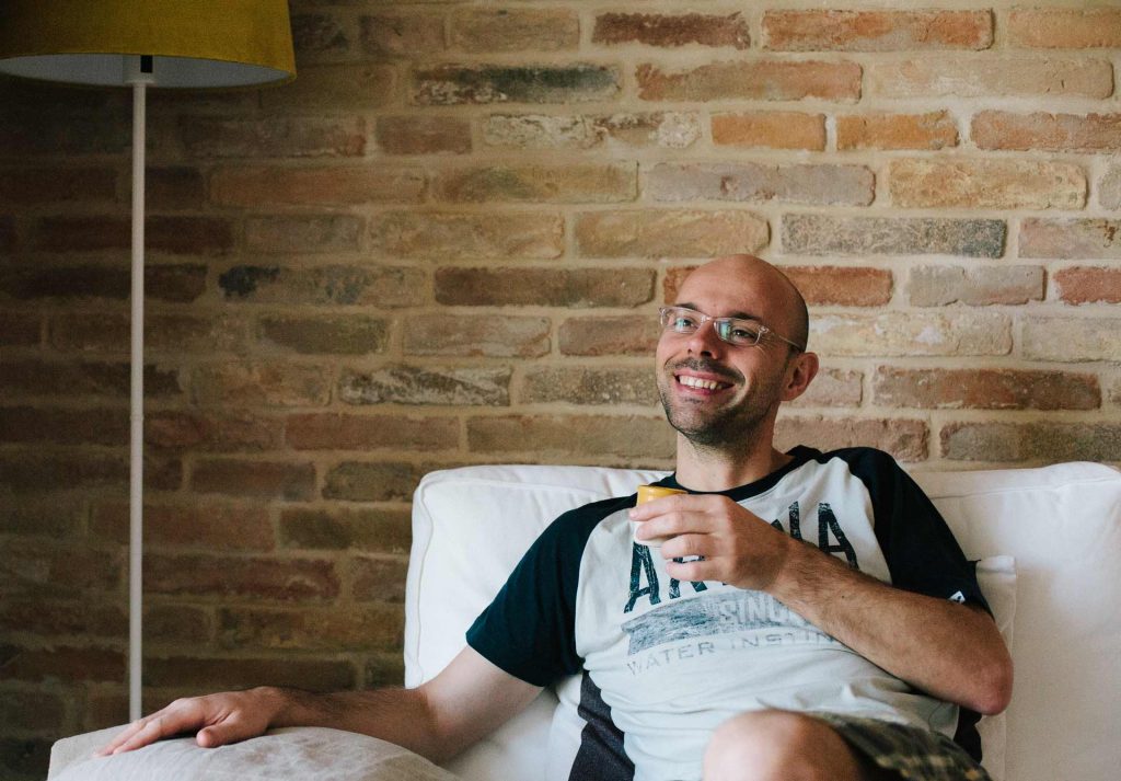 Maurizio Delmonte breve un caffè